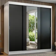 MADESA - Closet Reno 3 Puertas Corredizas 1 Espejo