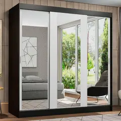 MADESA - Closet Reno 3 Puertas Corredizas con Espejos