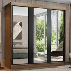 MADESA - Closet Reno 3 Puertas Corredizas con Espejos