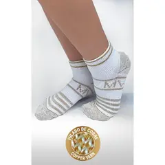 MEDIVARIC - Media Tobillo Pie Sensible Talla M Blanco