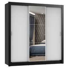 MADESA - Closet Monaco 3 Puertas Corredizas 1 Espejo