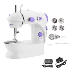 GENERICO - Mini Máquina Coser Doble Rosca 2 Velocidades Electrica