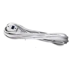 GENERICO - Extensión Eléctrica Cable Alimentacion Plano 1.90 Metros 6ft