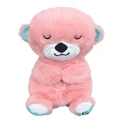 GENERICO - Peluche para Dormir Relajante para Bebés Nutria Rosa