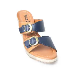 PRICE SHOES - Plataformas Moda Mujer 692A85AZUL