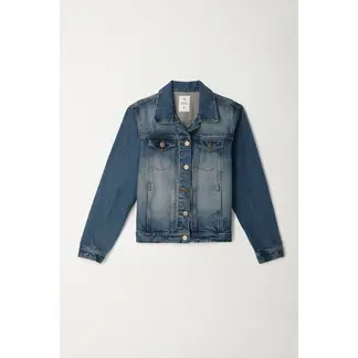 TENNIS - Chaqueta azul en denim para mujer