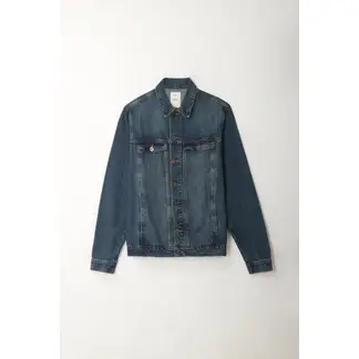 TENNIS - Chaqueta azul en denim para hombre