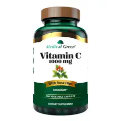 MEDICAL GREEN - Vitamin C 1000mg X 100 Capsulas