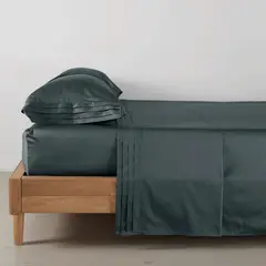 DISTRIHOGAR - Juego de Sábanas Cairo 400 hilos Algodón Storm Doble