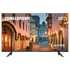 CHALLENGER - Televisor 58 UHD Smart Google TV UHD 58KG85 BT