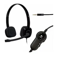 LOGITECH - Diadema H151 Audífono Stereo 3.5mm Control Volumen