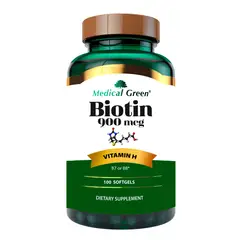MEDICAL GREEN - Biotina 900mcg X 100 Capsulas