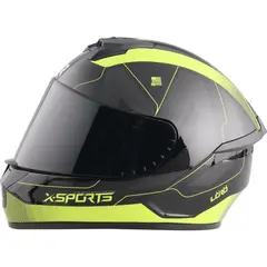 X SPORTS - CASCO M63 CERTIFICAD DOT LORD AMARILLO BRILLO TLL M