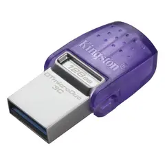 KINGSTON - Memoria USB 3.2 + USB-C OTG De 128GB DT Microduo 3C