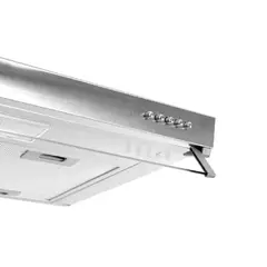 CHALLENGER - Campana Horizontal 60 CM, 3 Velocidades CX 4562 Inox