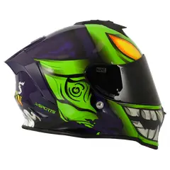 X SPORTS - CASCO V151 ECE2206 MARVEL GREEN GLOBIN BRILLO TLL M