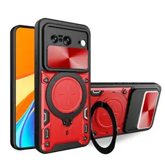GENERICO - Estuche Armo Anti-golpe Para Google Pixel 8 Pro Rojo