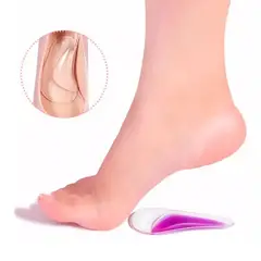 GENERICO - Plantillas de Gel Soporte para el Arco Pie Plano - Rosa