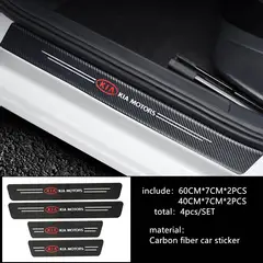 GENERICO - Accesorios kia stonic tonic picanto sticker puertas 4 pcs