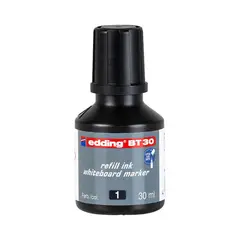 EDDING - Tinta Bt30 Pizarron Blanco Recargable Por Goteo 30m Color Negro
