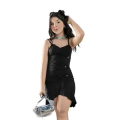 MARKETING PERSONAL - Vestido Infantil Negro Mp 89530