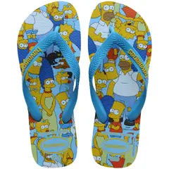 HAVAIANAS - Chanclas Sandalias Simpsons Hombre Azul