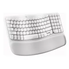 LOGITECH - Teclado Ergonomico Inalambrico Wave Keys Reposama