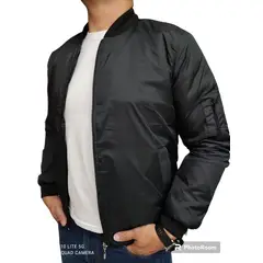 GENERICO - Chaqueta hombre piloto impermeable y acolchada