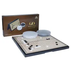 GENERICO - Juego Go Weiqi Gomoku Magnético 28x28cm Plegable Portátil