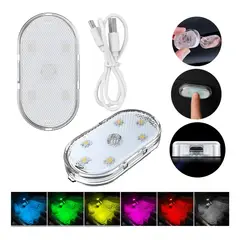 GENERICO - Luz Led Mini Decorativa Multicolor Vehicular Sensor Tactil