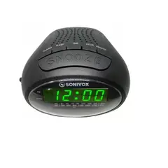 GENERICO - Radio Reloj Alarma Despertador Am Fm Digital oval