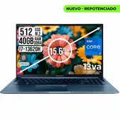 ASUS - PORTATIL VIVOBOOK INTEL CORE I7-13620H SSD 512GB RAM 40GB 15.6 FHD