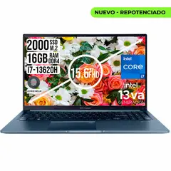 ASUS - PORTATIL VIVOBOOK INTEL CORE I7-13620H SSD 2TB RAM 16GB 15.6 FHD