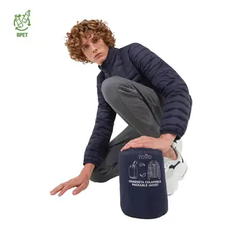 TOTTO - Chaqueta para Hombre Ultralight Azul