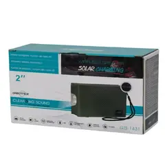GENERICO - BOCINA BLUETOOTH CON LAMPARA DE PANEL SOLAR