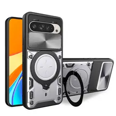 GENERICO - Estuche Armo Anti-golpe Para Google Pixel 9 Pro XL Gris