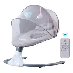 MUNDO BEBE - SILLA MECEDORA ELECTRICA DE LUJO PARA BEBES