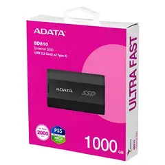 ADATA - Disco solido Ssd Sd810 1 Tb Black Tipo C