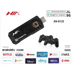 NIA - Tv Box Game Stick Android Tv Juegos Retro 8k 2gbram
