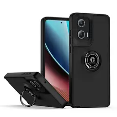 GENERICO - Funda Estuche Mate Compatible Motorola Edge 50 Fusion Y G85 Negro