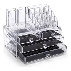 GENERICO - Caja Organizador Cosméticos Estante Cajones Maquillaje Joyas