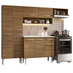 MADESA - Cocina Integral Emilly 2.30 m con Mesón de Acero 12