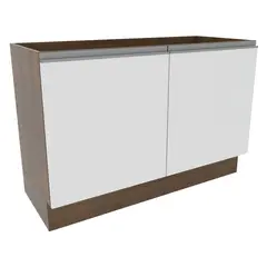 MADESA - Mueble de Cocina Bajo Glamy 1.20 Metros 2 Puertas