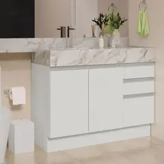 MADESA - Mueble para Baños 120 cm 2 Puertas 3 Cajones