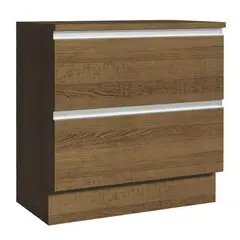 MADESA - Mueble de Cocina Bajo Glamy 80 cm 2 Cajones