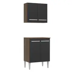 MADESA - Kit Mueble de Cocina Superior y Mueble Bajo Emilly 64 cm