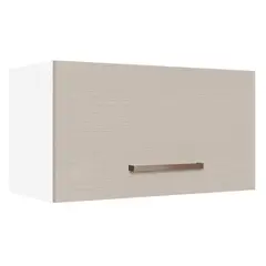 MADESA - Mueble de Cocina Superior Agata 60 cm 1 Puerta Abatible Blanco/Crema