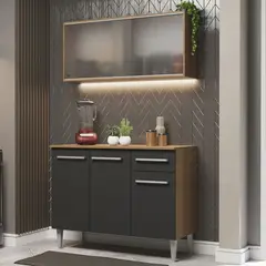 MADESA - Cocina Integral Compacta Emilly 1.05 Metros