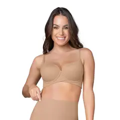LEONISA - Brasier de buen cubrimiento en escote y espalda