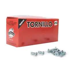 GENERICO - Caja Tornillos Cabeza Plana Autoroscante 6 x 1/2 Und 500 Marca C.A Mejia